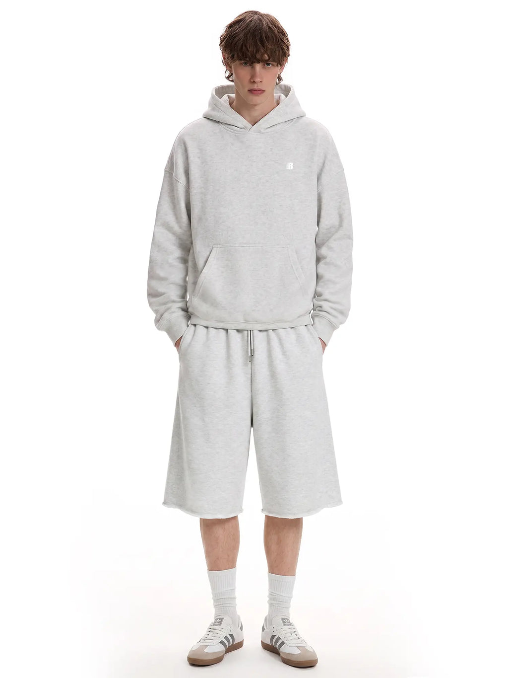 FDR 3/4 Sweatpants Soft Fleece Joggers Baggy Casual Streetwear Pants Elastic Waist Wide Leg Athleisure Unisex Y2K Fashion Comfortable Everyday Wear