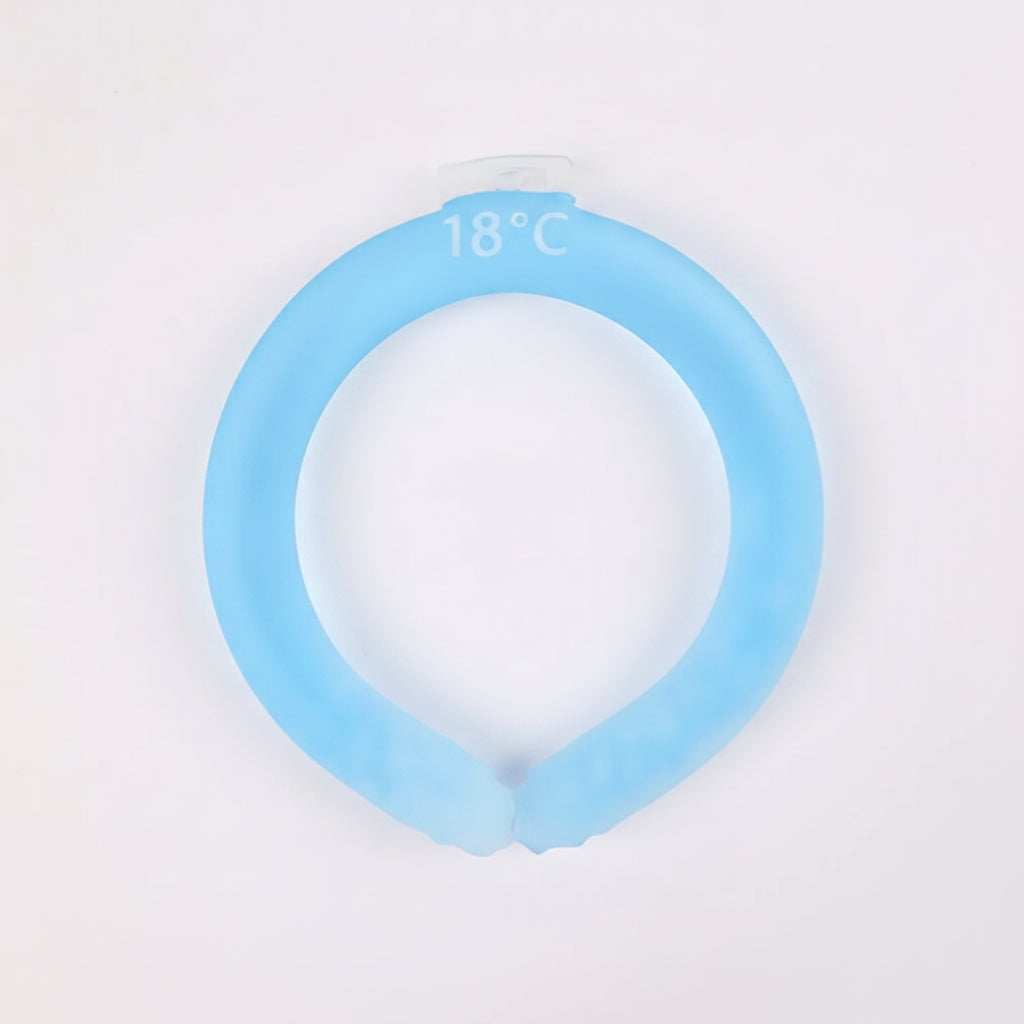 Collar Tube Neck Cooler Ice Pack Reusable Neck Cooling Ring Ice Maker Gel Liquid Cooling Neck Wraps Fitness