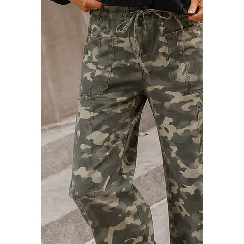 Bowie Pants - Camo | Womens Camo Barrel Pants | plus Size