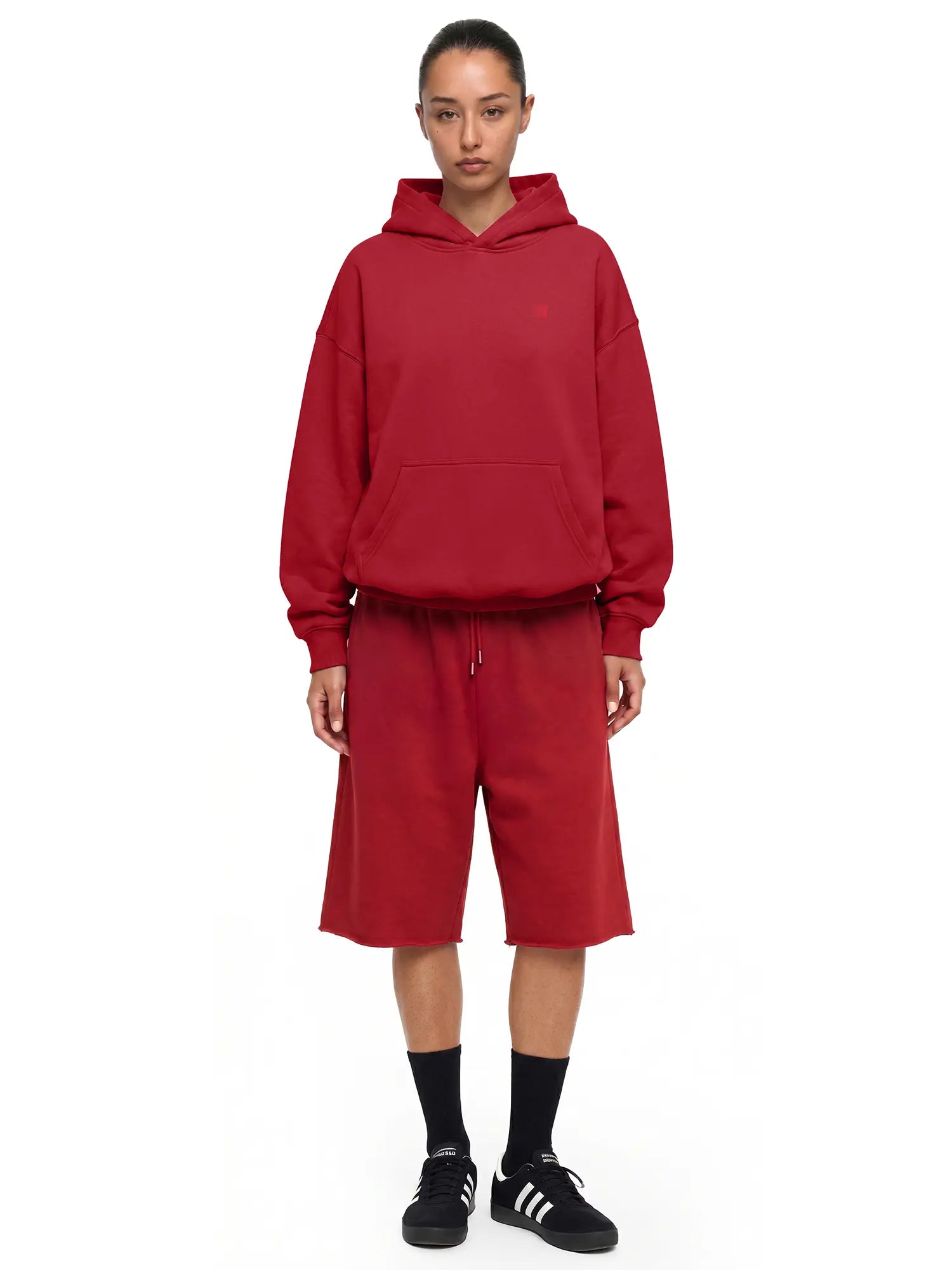 FDR 3/4 Sweatpants Soft Fleece Joggers Baggy Casual Streetwear Pants Elastic Waist Wide Leg Athleisure Unisex Y2K Fashion Comfortable Everyday Wear
